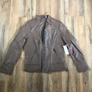 NWT! Faux Leather Moto Jacket | Size Medium